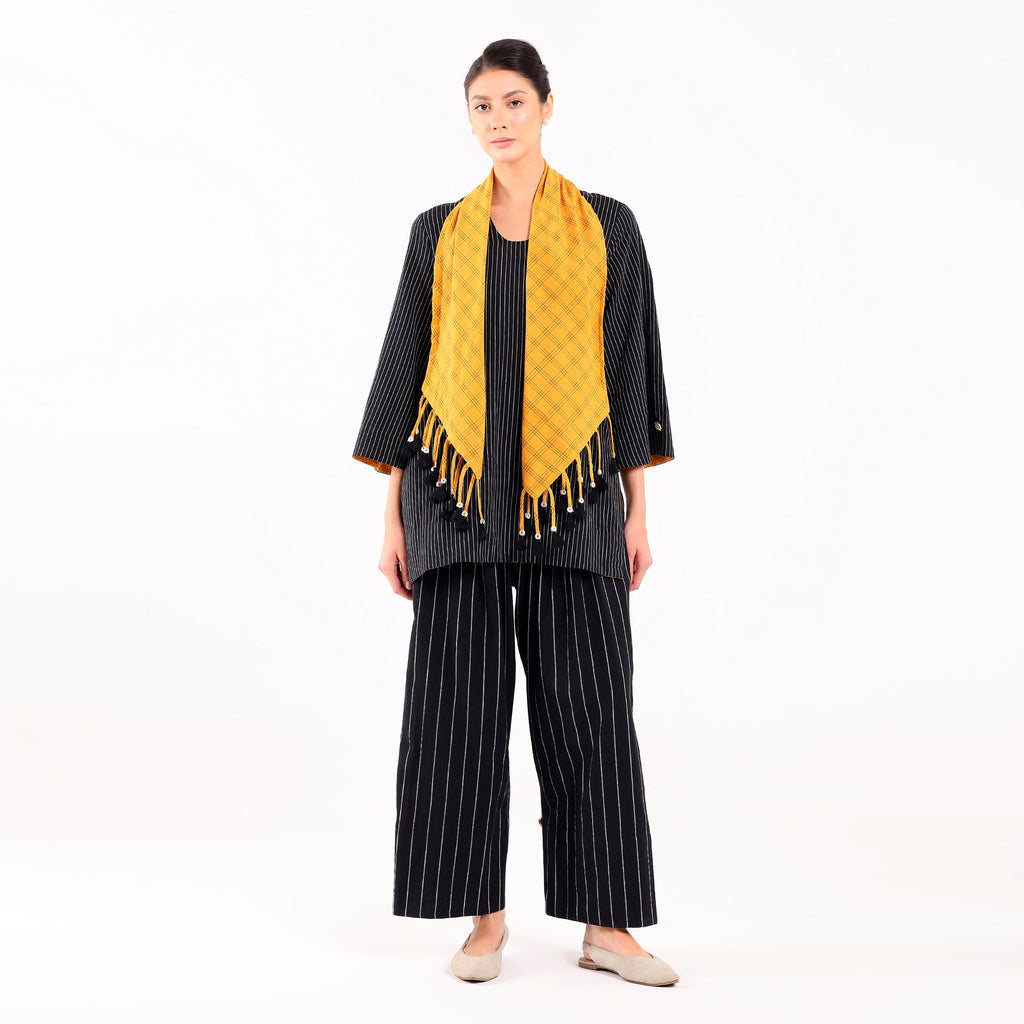 Sukoon- Farshi White&Black Mustard