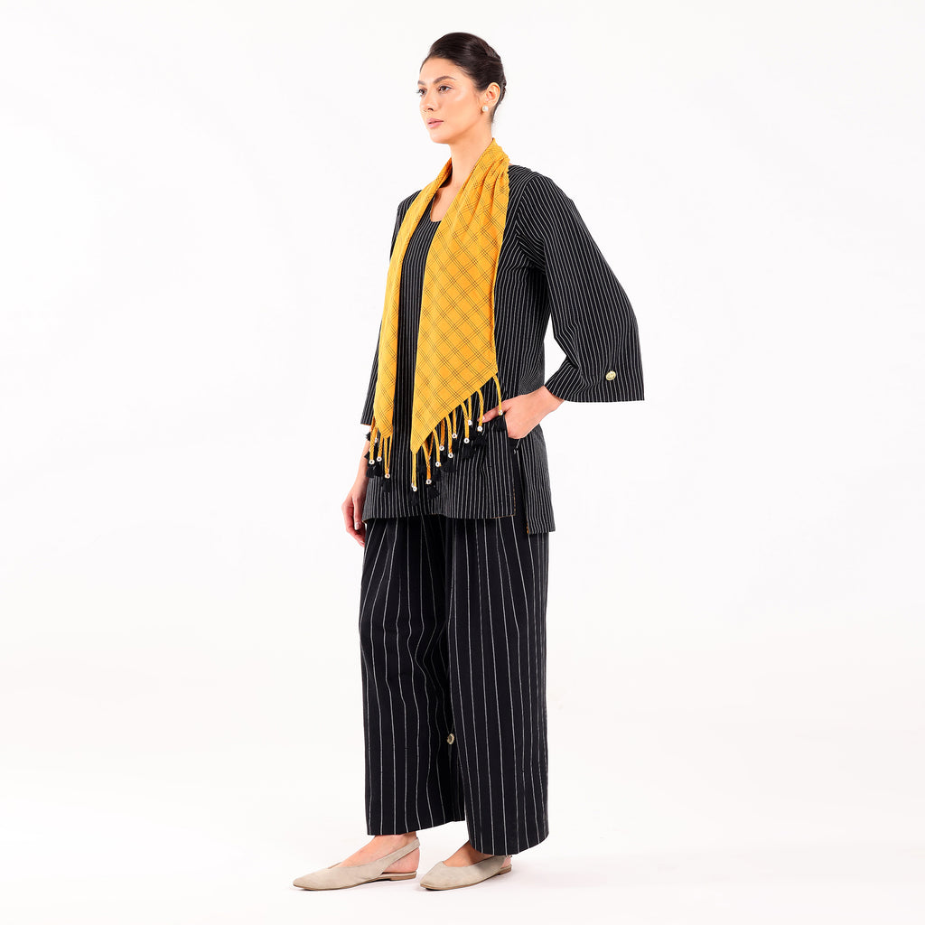 Sukoon- Farshi White&Black Mustard