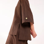 Sukoon- Farshi Coord Set Smoke Grey