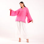 The Silk Edit- Pink Choga Set
