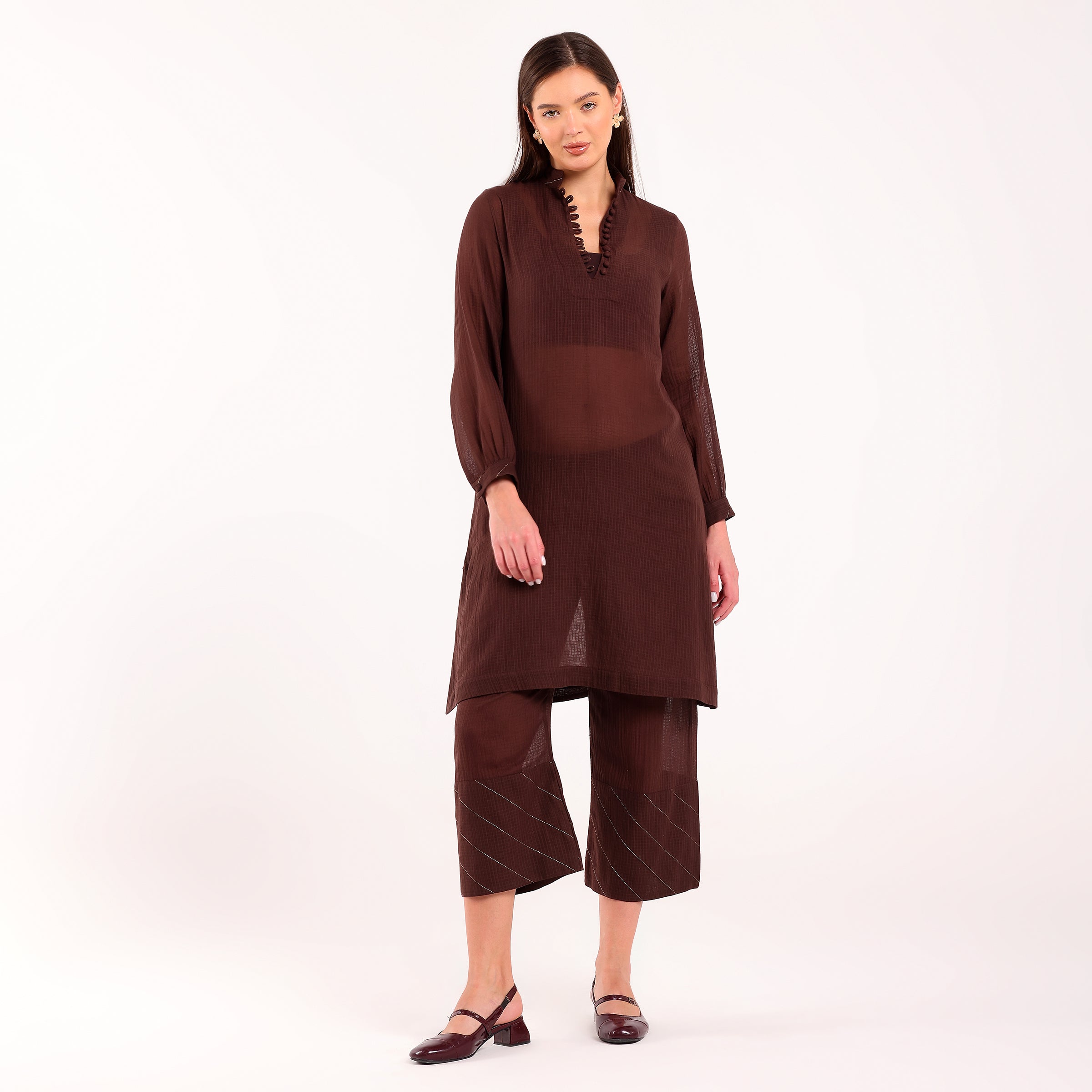 Naya- Kota Coord Set Brown