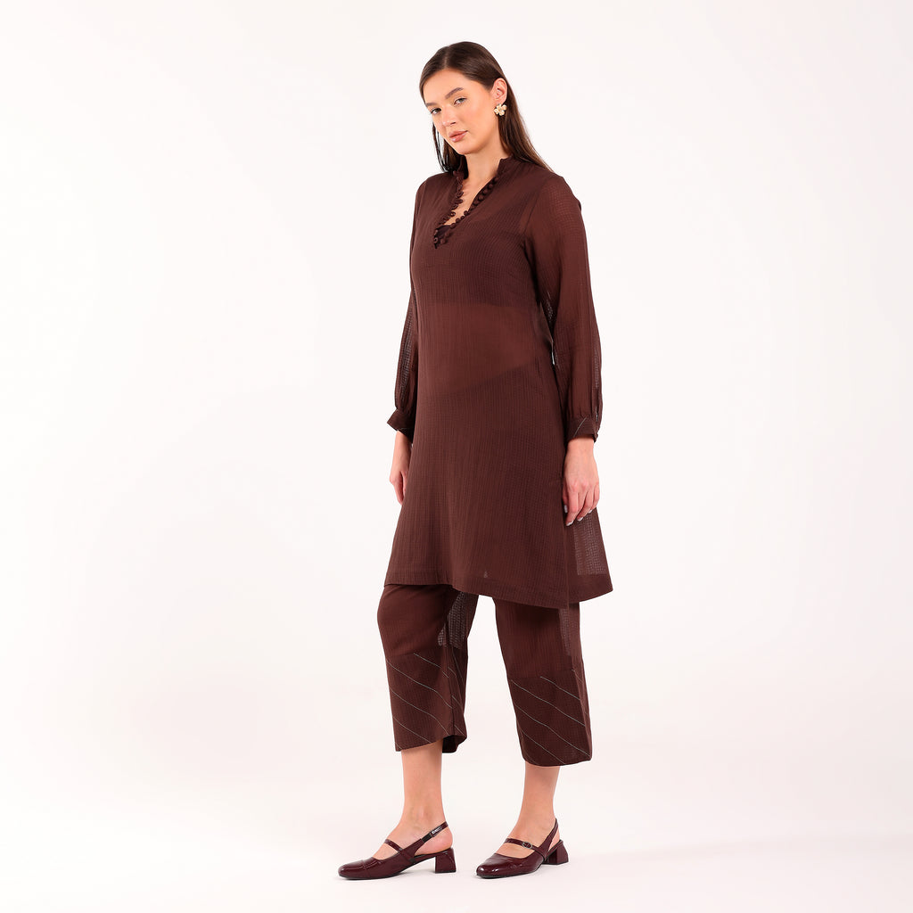 Naya- Kota Coord Set Brown