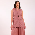 Naya-Blazer Set Dusty Rose