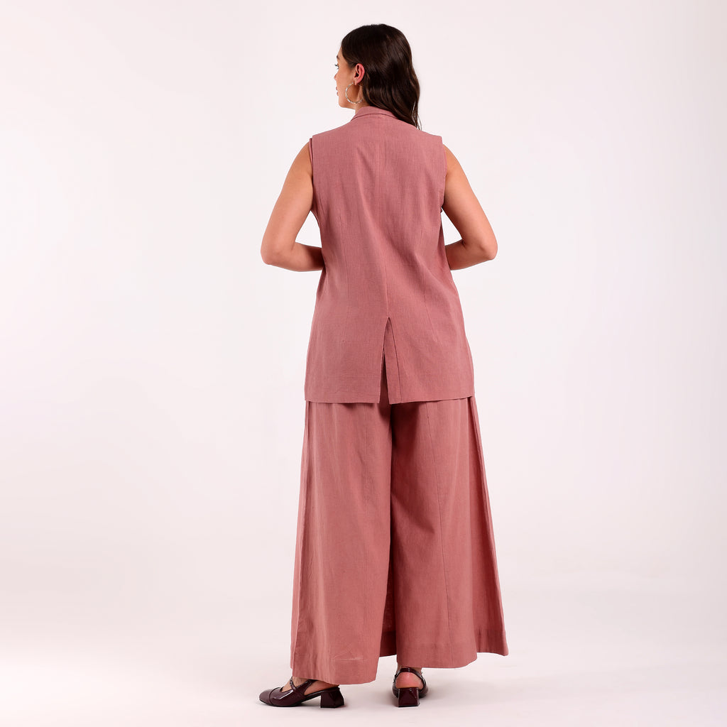 Naya-Blazer Set Dusty Rose