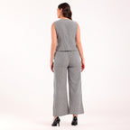 Naya- Grey Waistcoat Coord Set