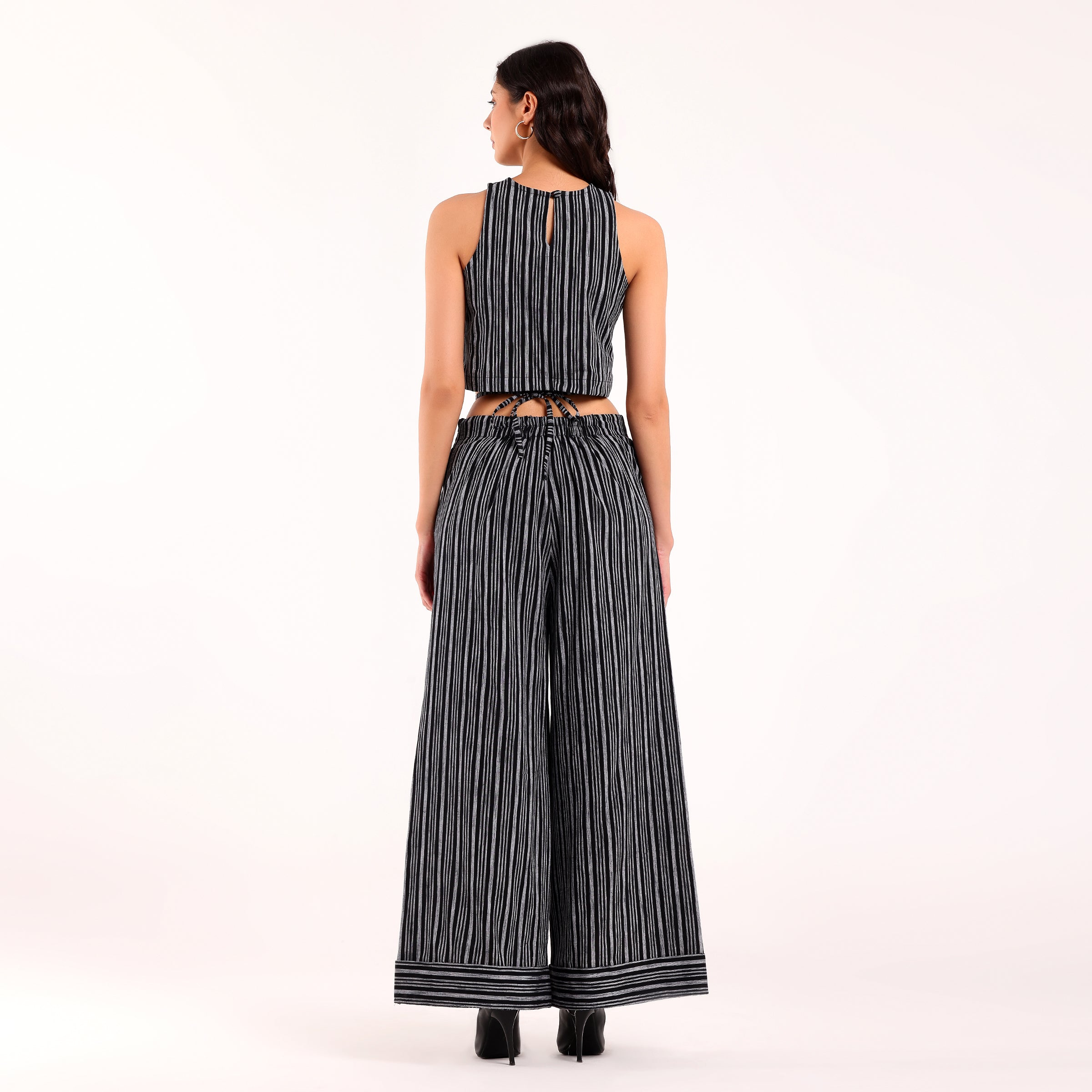 Naya- Black & White Criss Cross Coord Set