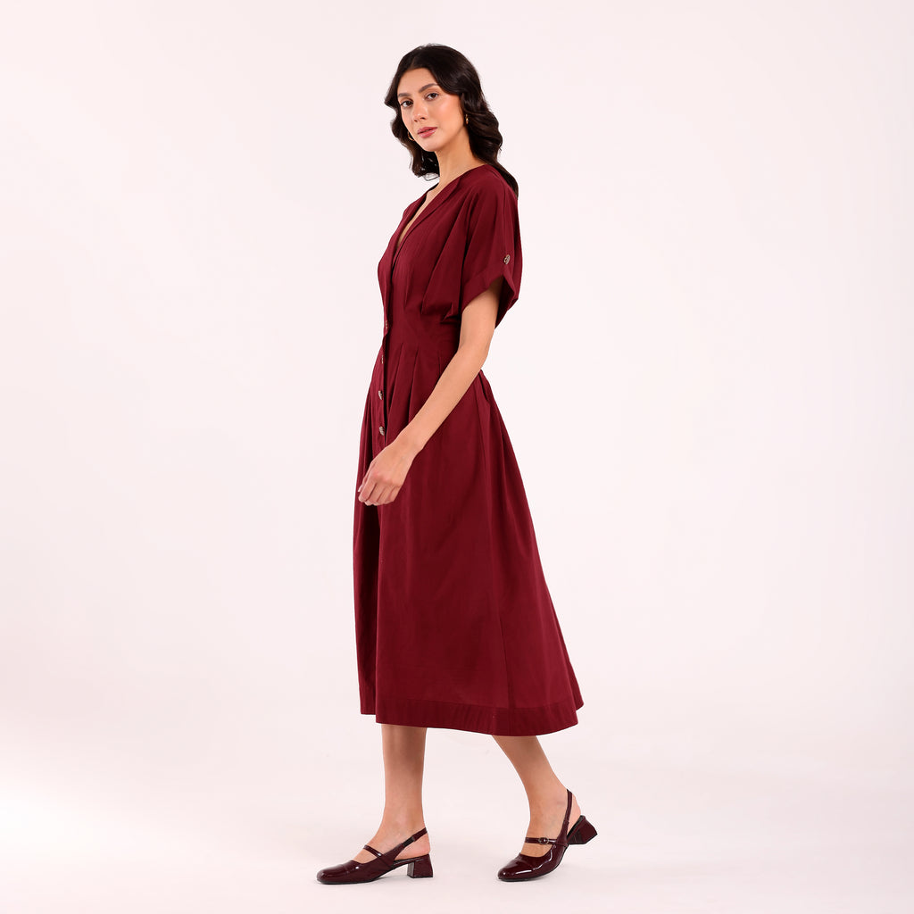 Naya- Formal Dress- Maroon