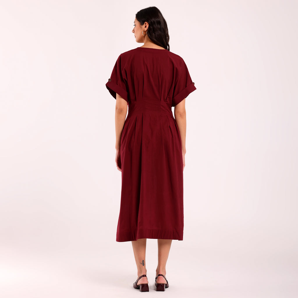 Naya- Formal Dress- Maroon
