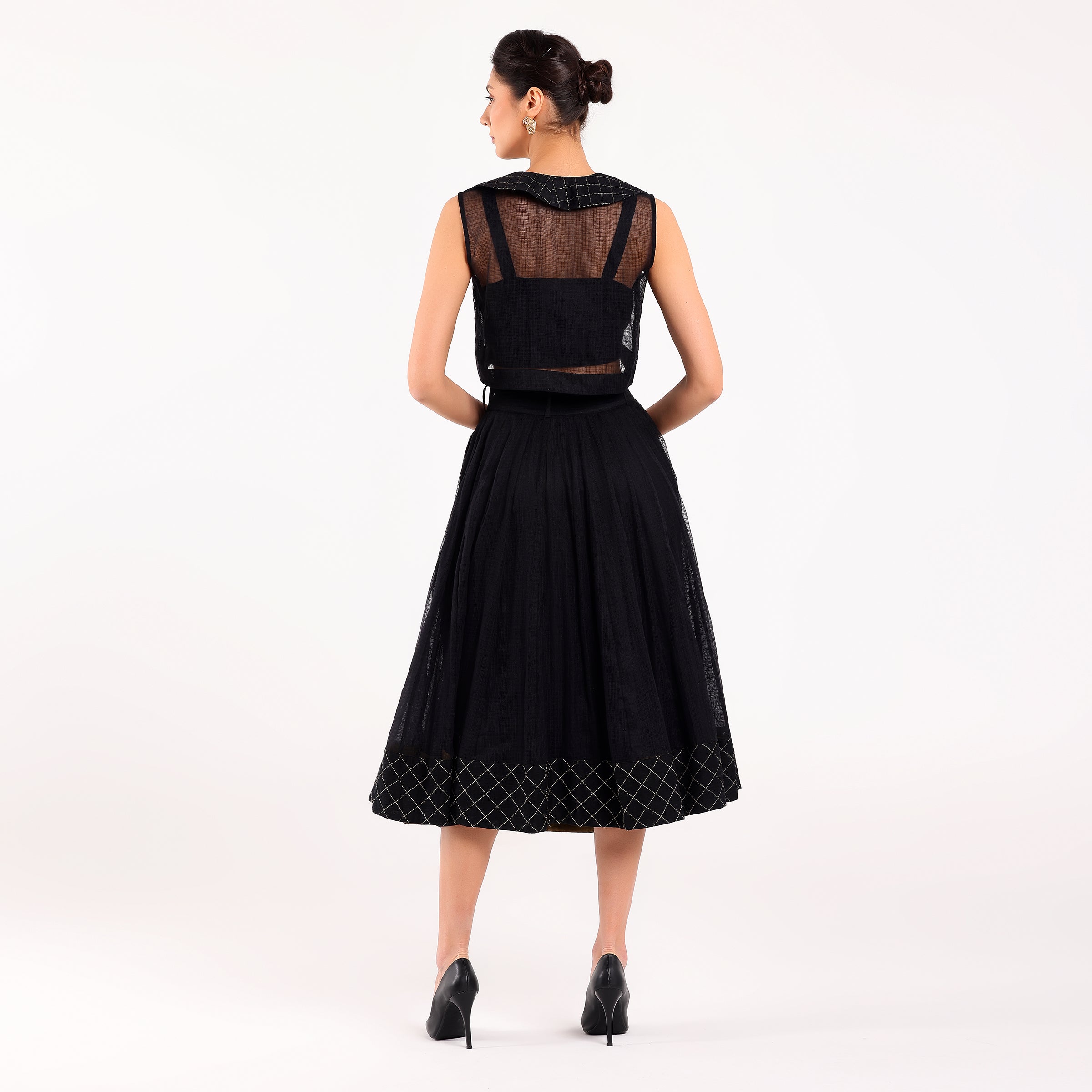 Naya- Black Kota Festive Skirt