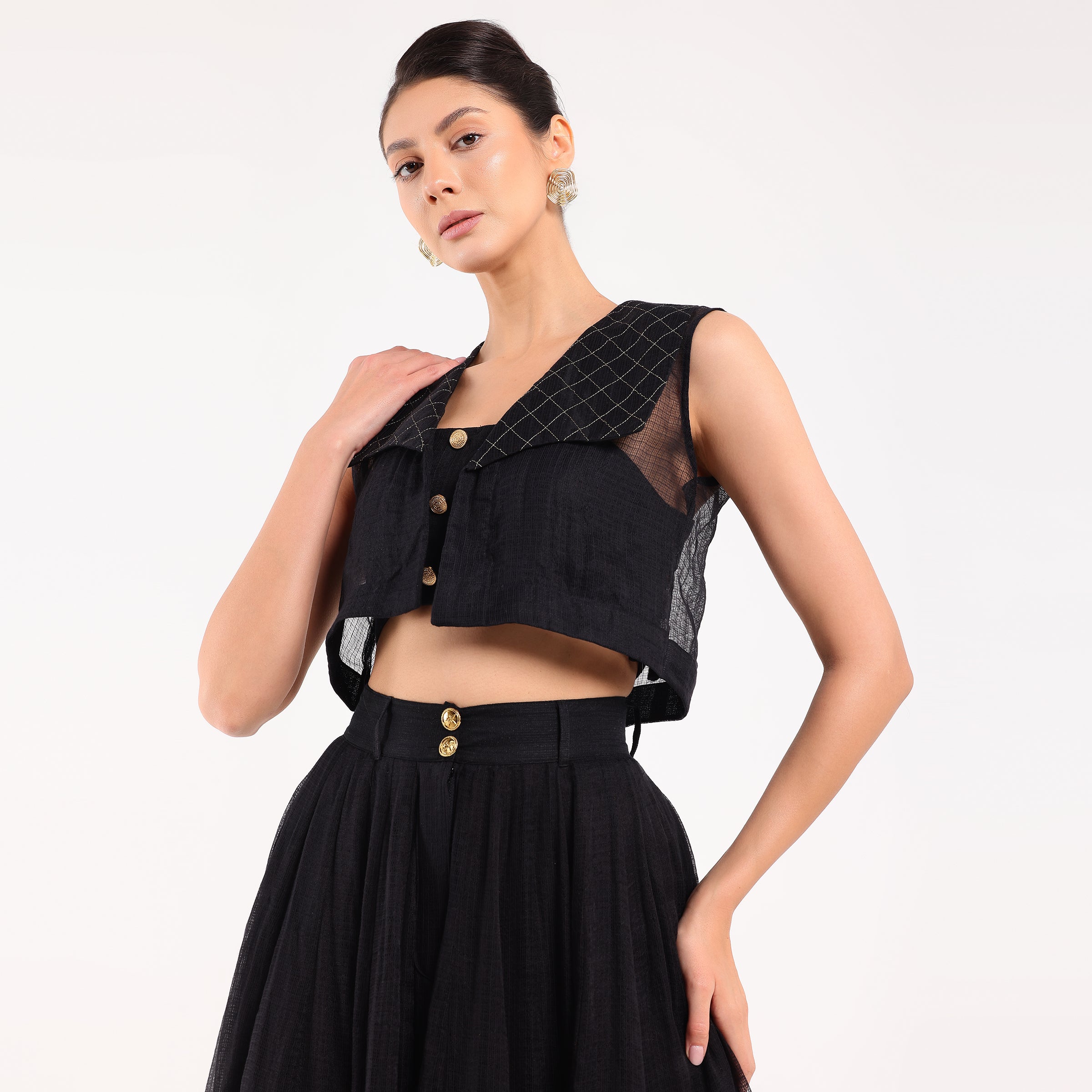Naya- Black Kota Festive Skirt
