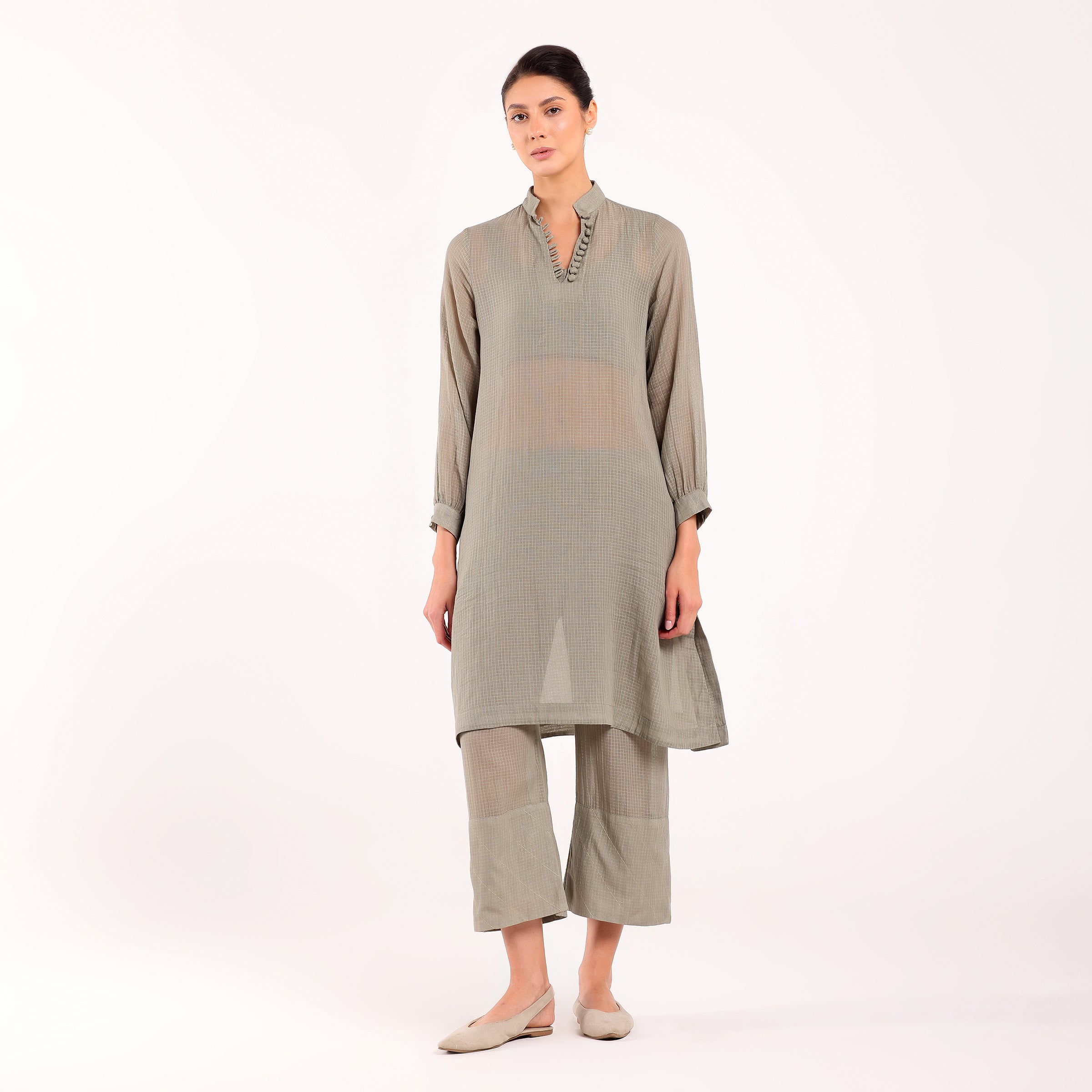 Naya- Kota Coord Set Grey