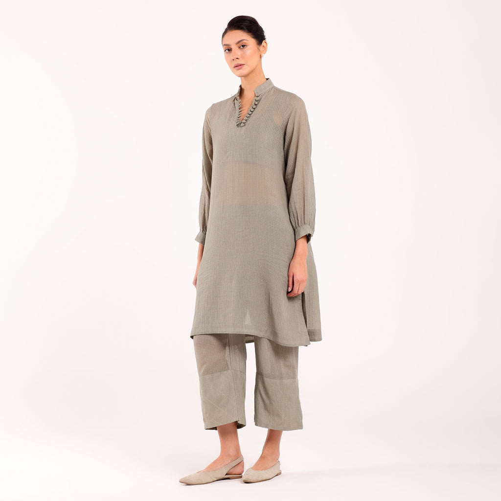 Naya- Kota Coord Set Grey