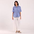 Sukoon- Khadi Textured Shirt Cloud Blue