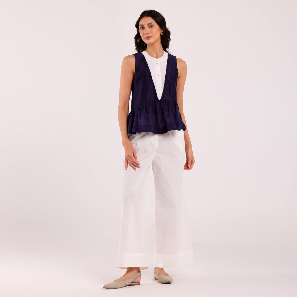 The Silk Edit- Peplum Top