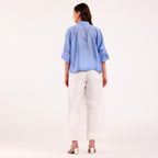 The Silk Edit- Cloud Blue Shirt